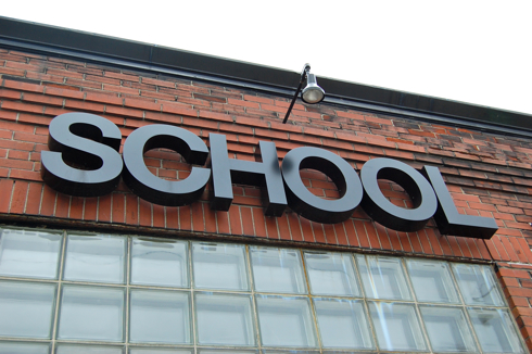 School Bakery sign