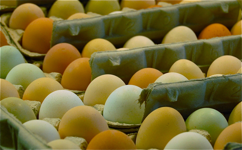 Eggs Pike Place market