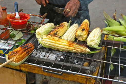 Corn on the cob, Mexico City