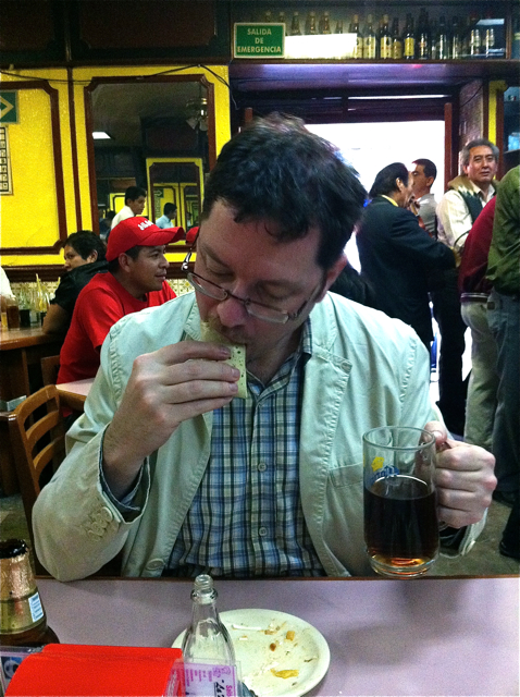 Neil at Cantina la Mascota