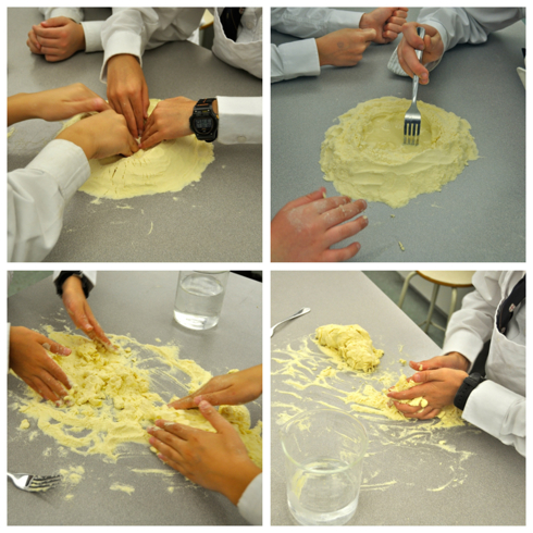 Les Petits Chefs make pasta dough2