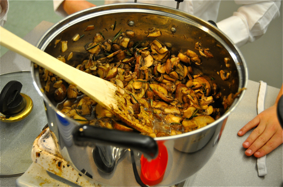 Mushrooms for Jamie Oliver's risotto