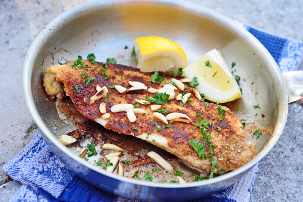 Dorie Greenspan Almond Flounder meunière French Fridays with Dorie Around my French Table