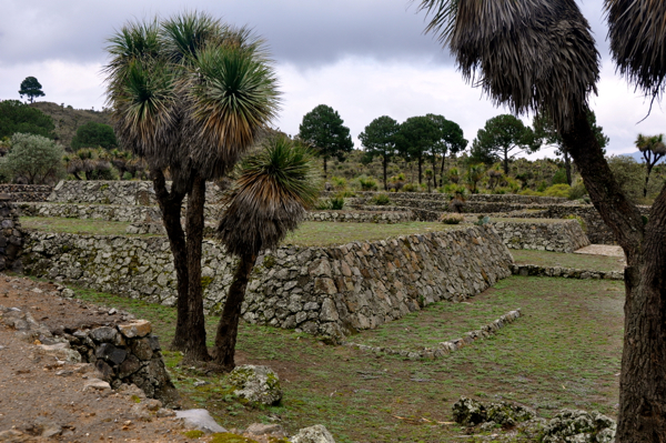 Cantona archeological site La Casa Del Sol near Puebla Mexico 3