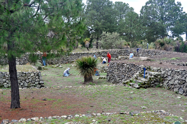 Cantona archeological site La Casa Del Sol near Puebla Mexico 5
