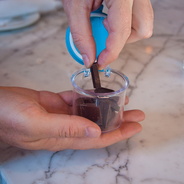 tasting chocolate