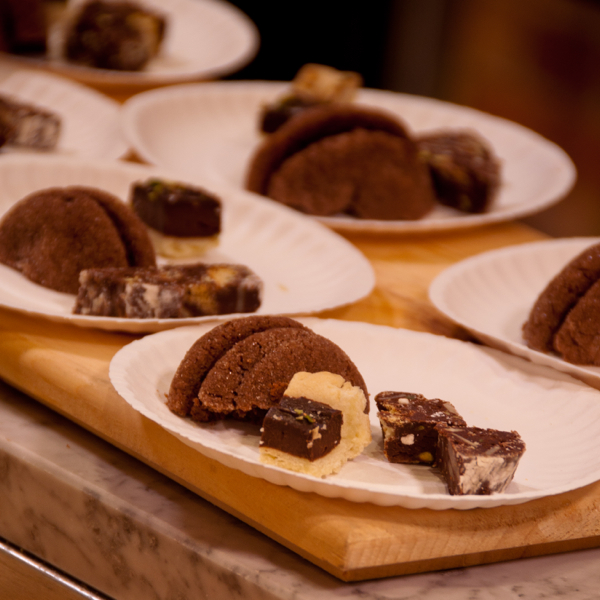 chocolate tasting plate