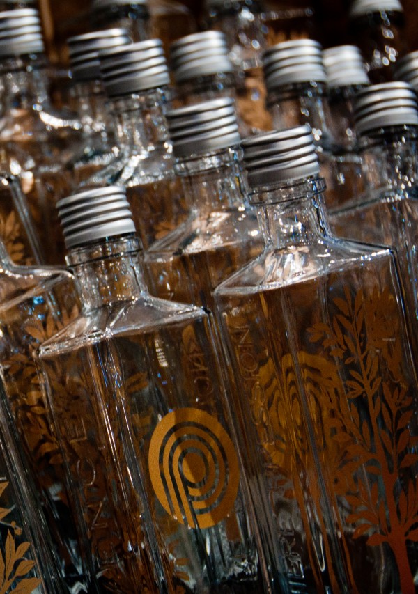 Flavors of Paris food walk Olive Oil bottles empty