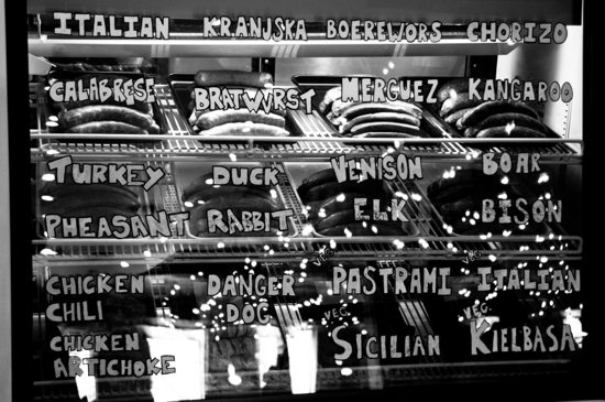 When Pigs Fry Urban Adventures Toronto Wurst varieties Mardi Michels eatlivetravelwrite.com