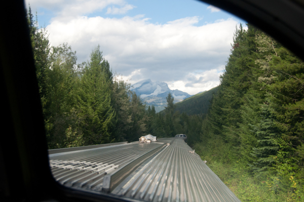 Heading away from Jasper on VIARail Canadian on eatlivetravelwrite.com