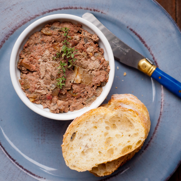 Mme Maman's chopped liver on eatlivetravelwrite.com