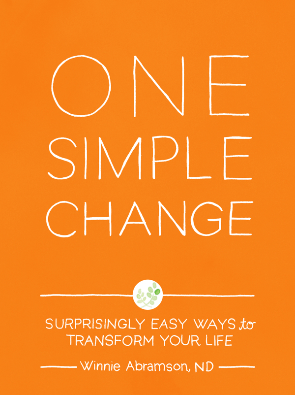 One Simple Change by Winnie Abramson