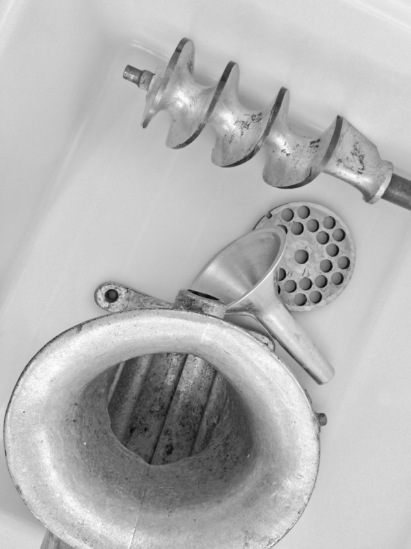 Meat grinding equipment on eatlivetravelwrite.com