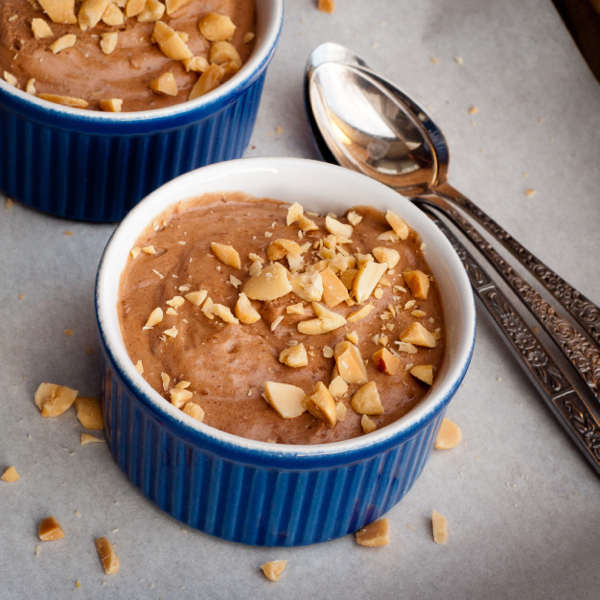 Chocolate PEanut Butter Mousse from At Home with Lynn Crawford on eatlivetravelwrite.com