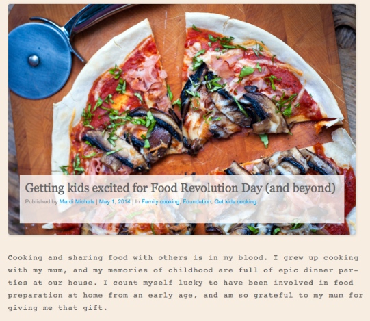 Getting kids excited about food for Food Revolution Day and beyond by Mardi Michels on JamieOliver.Com