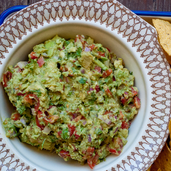 Dorie Greenspan chunky guacamole on eatlivetravelwrite.com