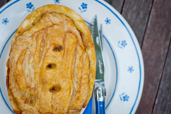 Creamy chicken and vegetable pot pie on eatlivetravelwrite.com