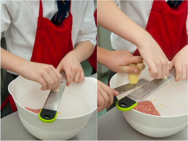 Kids grating ginger and garlic on eatlivetravelwrite.com