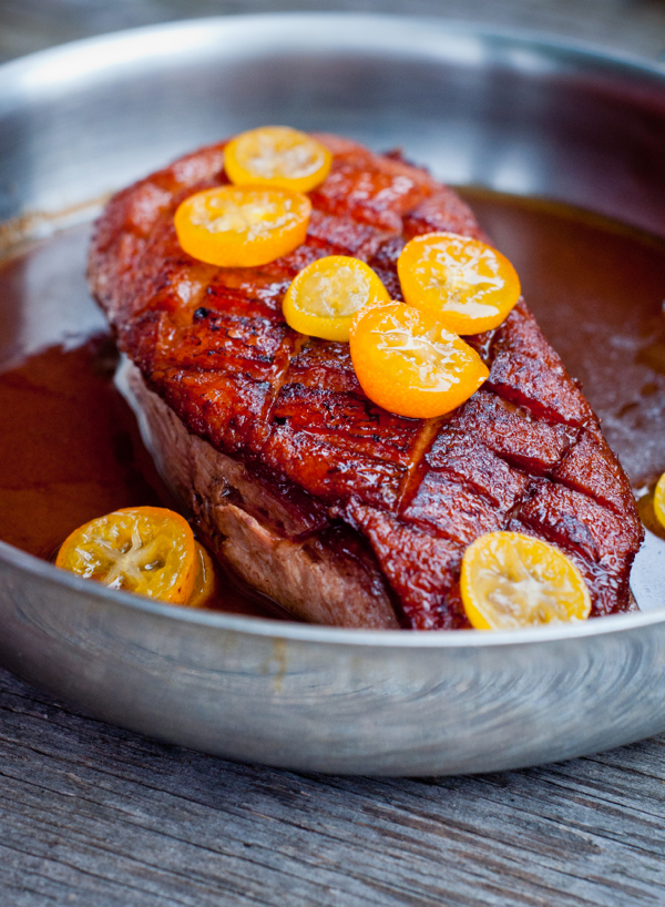 Pan-seared Duck Breasts with Kumquats for French Fridays with Dorie on eatlivetravelwrite.com