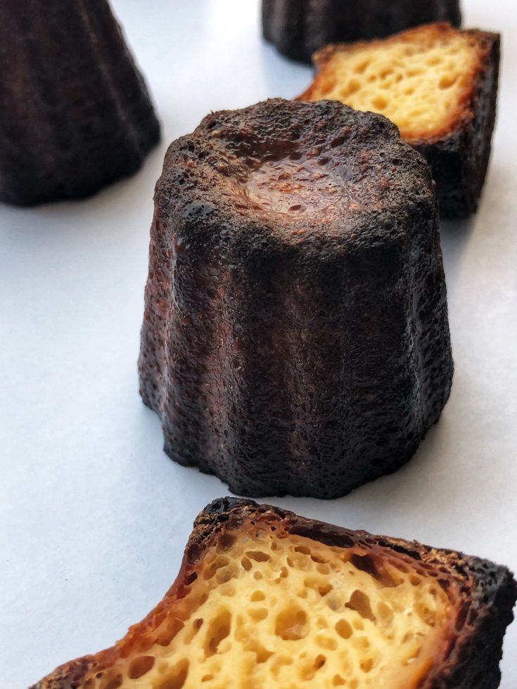 How to make cannelés in silicone molds