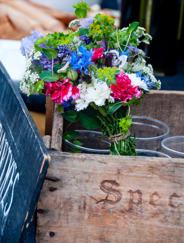 Farm flowers at Stroud Farmers Market on eatlivetravelwrite.com