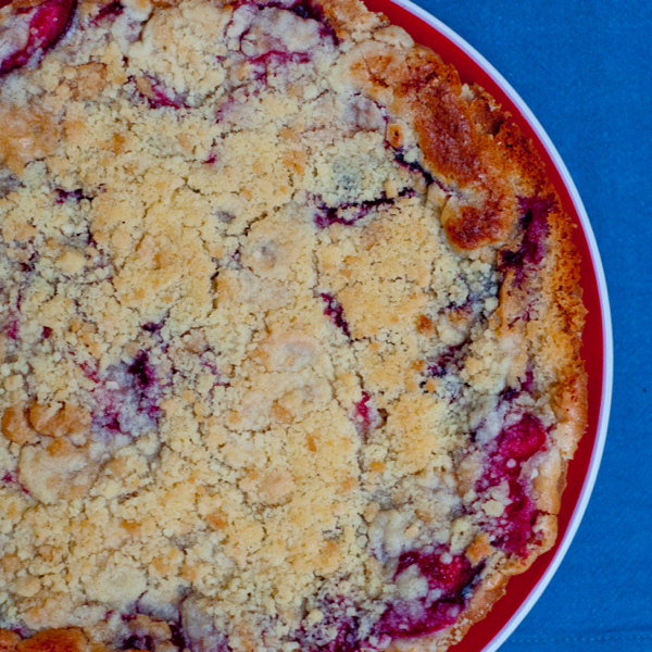 Plum crumb tart from Baking Chez Moi on eatlivetravelwrite.com