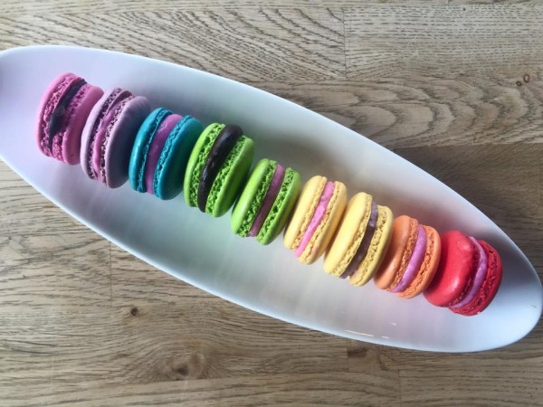 Macarons in Pride colours on eatlivetravelwrite.com