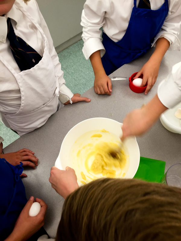 Kids making choux pastry from patisserie made simple on eatlivetravelwrite.com