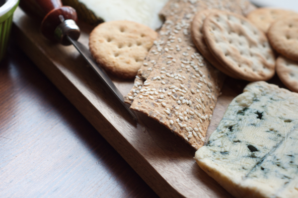 Ozerys lavash crackers on cheese board on eatlivetravelwrite.com