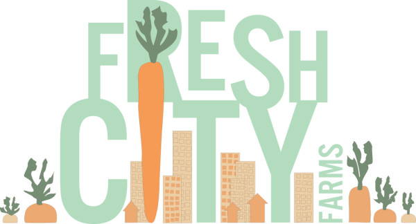 Fresh City Farms logo on eatlivetravelwrite.com