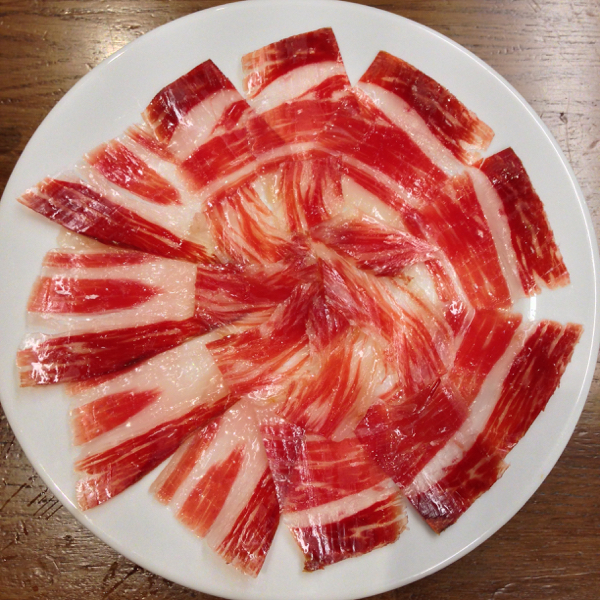 Jamon Iberico on the Camino on eatlivetravelwrite.com