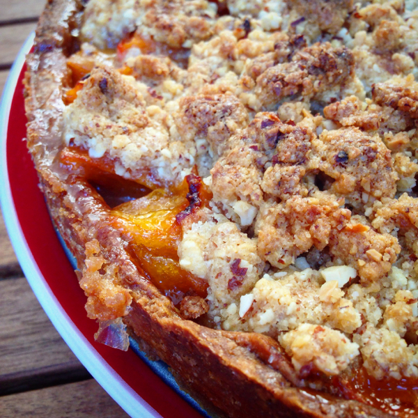 David Lebovitz apricot crumble tart from My Paris Kitchen on eatlivetravelwrite.com