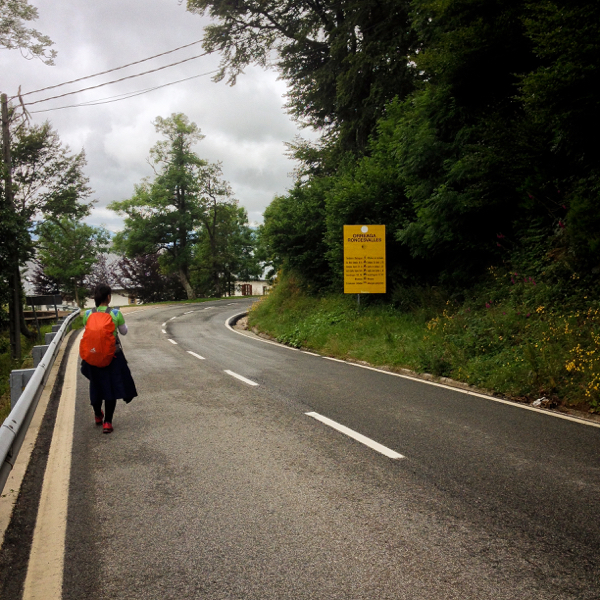 Approaching Roncesvalles on the Camino on eatlivetravelwrite.com
