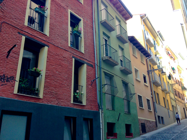 Arriving in Pamplona on the Camino de Santiago on eatlivetravelwrite.com