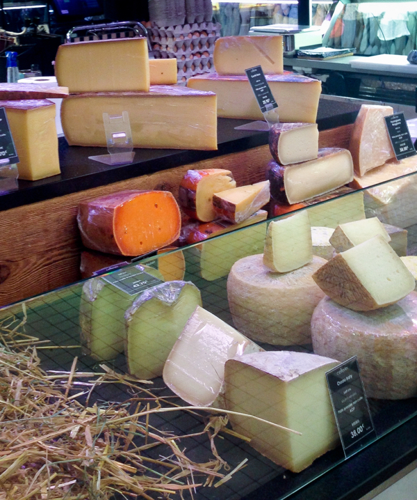 Cheese at Les Halles de Lyon Paul Bocuse on eatlivetravelwrite.com