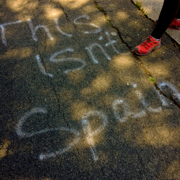 Street sign near Trinidad de Arre on the Camino de Santiago on eatlivetravelwrite.com