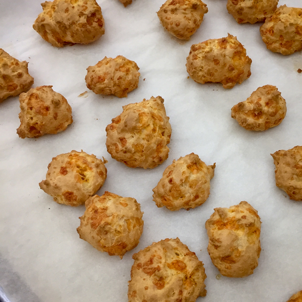Gougeres made by kids on eatlivetravelwrite.com