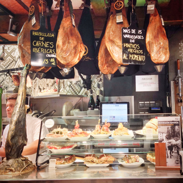 Bodegon Sarria tapas selection on the Camino de Santiago on eatlivetravelwrite.com