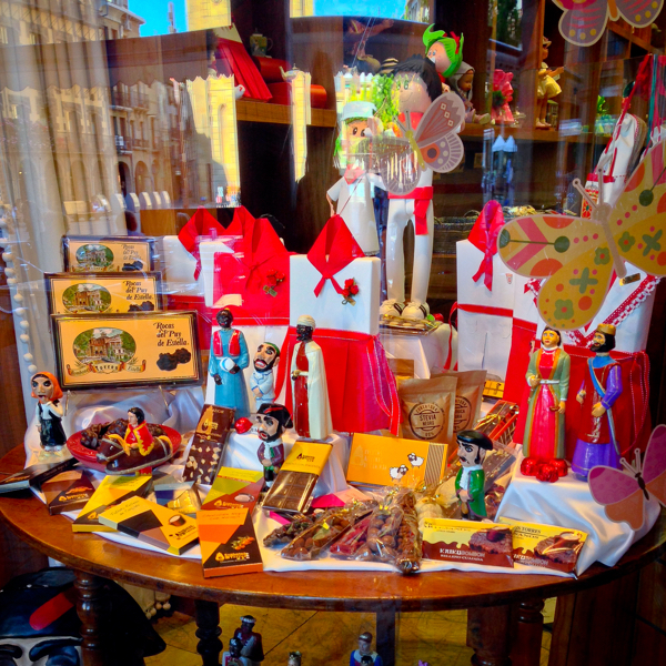 Candy store in Estella walking the Camino de Santiago on eatlivetravelwrite.com