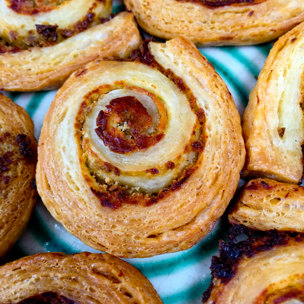 Goat cheese tapenade spirals from The Everyday Baker on eatlivetravelwrite.com
