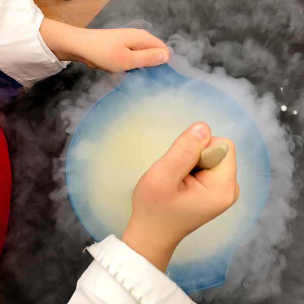 Liquid nitrogen vanilla ice cream with John Placko on eatlivetravelwrite.com