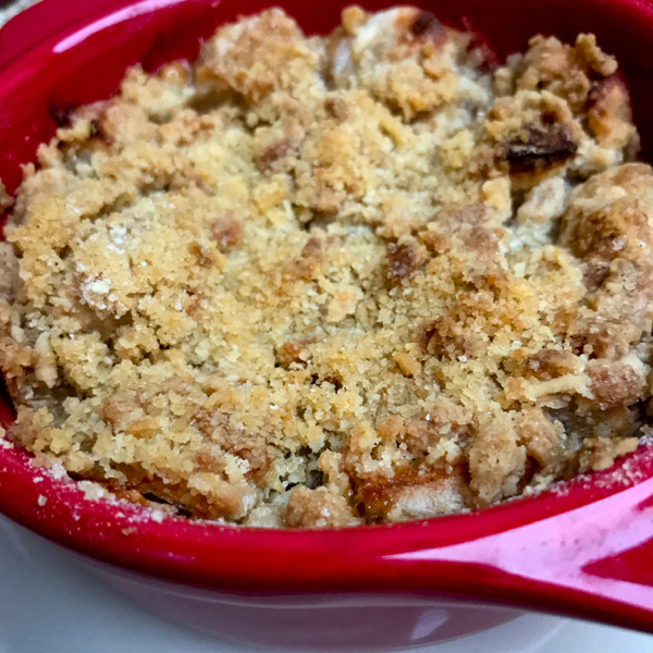Abby Dodge classic apple crisp on eatlivetravelwrite.com