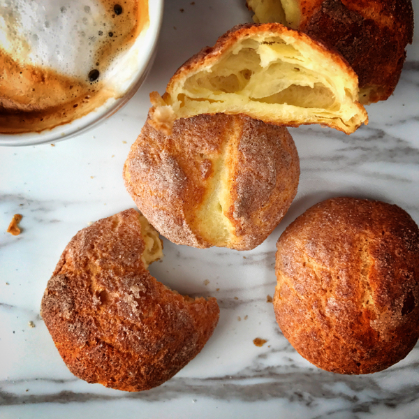 Dorie Greenspan baked nuns beignets image on eatlivetravelwrite.com