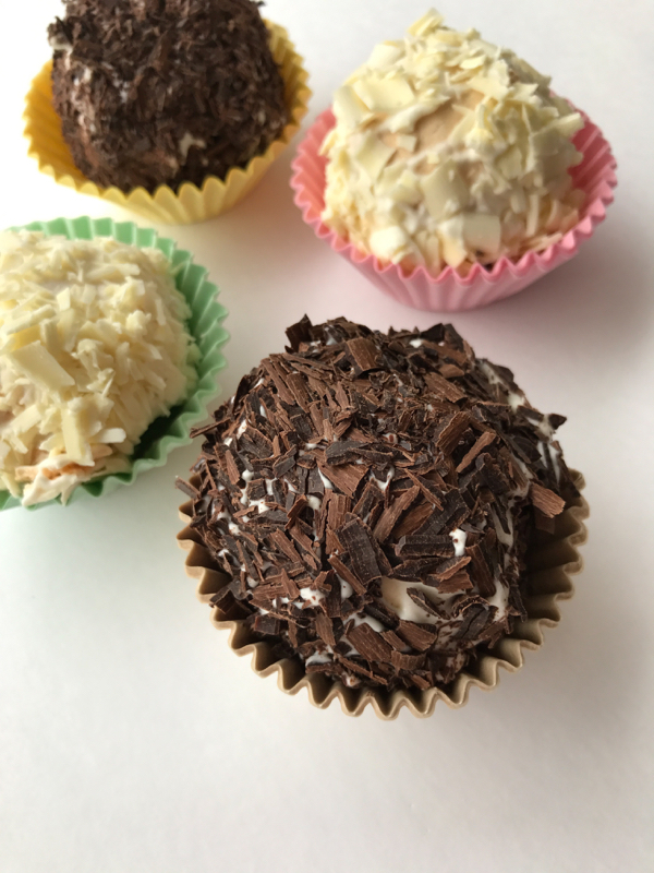 Filled and coated David Lebovitz Merveilleux mise en place on eatlivetravelwrite.com