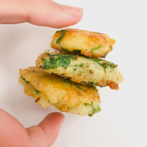 Aloo Tiki with Shayma Saadat on eatlivetravelwrite.com