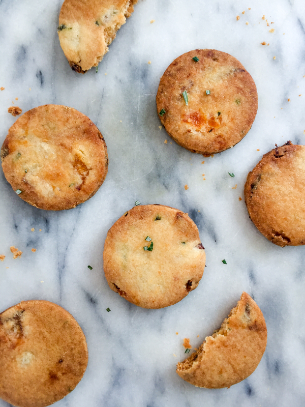 Dorie Greenspan Apricot Tarragon Rosemary Cookies on eatlivetravelwrite.com