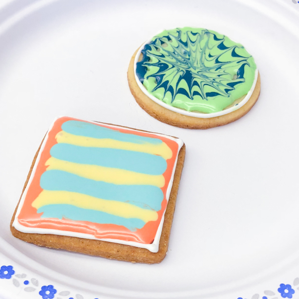 3 Kids decorating cookies with Adell Shneer on eatlivetravelwrite.com