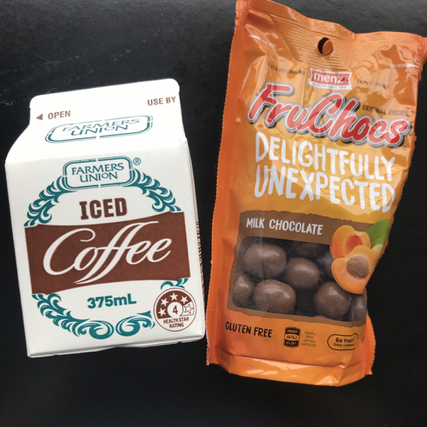 Iced Coffee and Fruchocs on eatlivetravelwrite.com