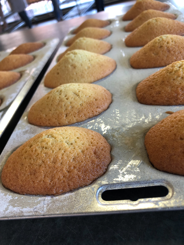 Madeleines in Le Cafe Gourmand class on eatlivetravelwrite.com