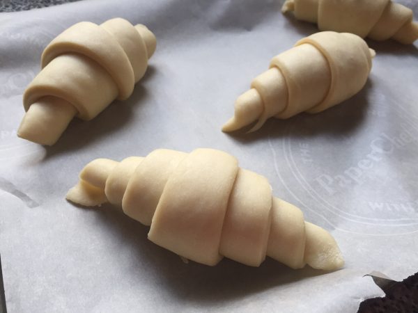 Croissants tested by a recipe tester for In the French kitchen with kids on eatlivetravelwrite.com